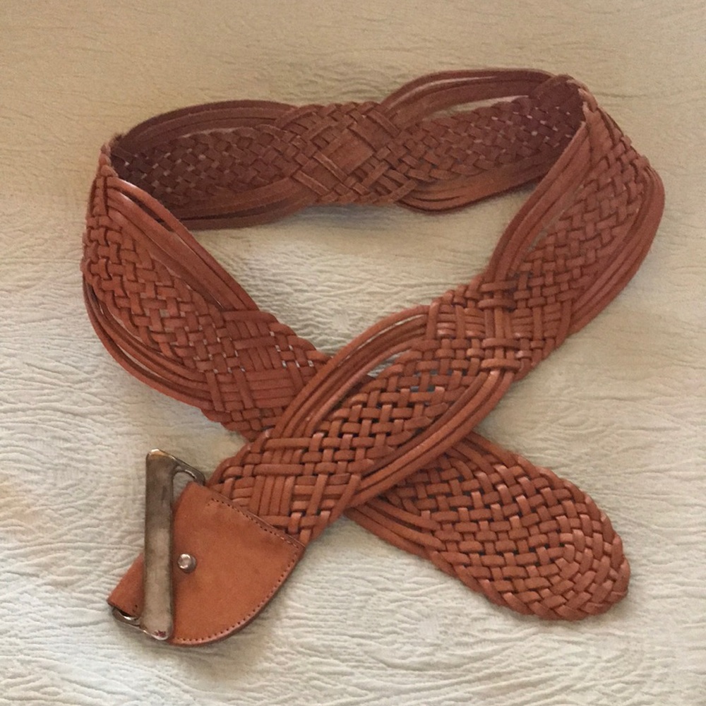 Lambertson Truex Woven Leather Belt